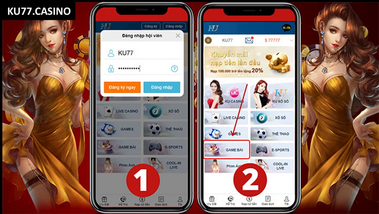 Cách chơi bài Rồng hổ KUBET dễ thắng nhà cái